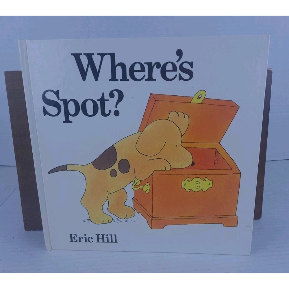 Where's Spot?‎ 1980 Pop Up Search Book By Eric Hill Hardcover Great Condition